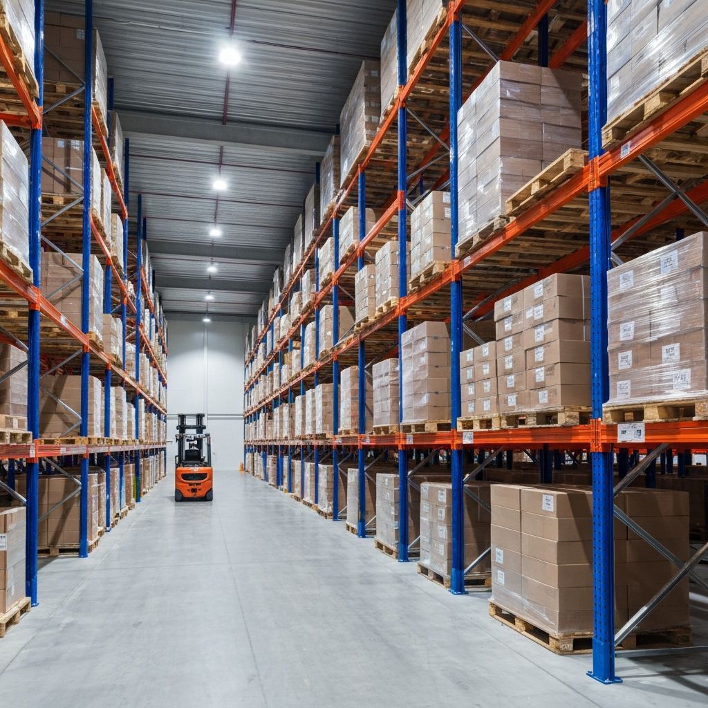 Entreposage de palettes
